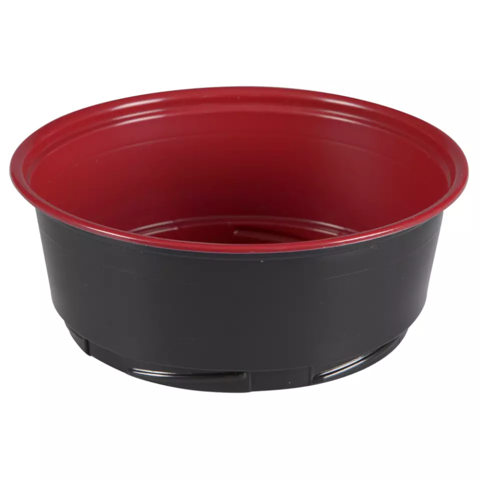 Abena 1000002978, Towerpac Round Black/Red PP 250ml, image 1, gallery thumbnail