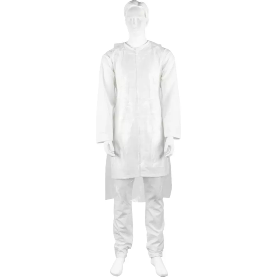 Abena 1999915012, Apron 70x115cm Transparent, Folded, image 1, gallery thumbnail