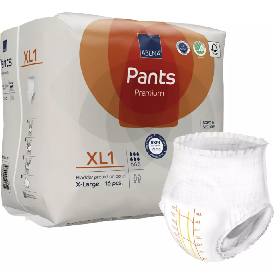 Abena 1000021328, Pants XL1, Premium 130-170 cm, image 1, gallery thumbnail