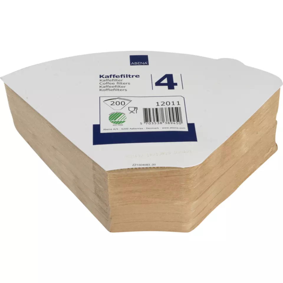 Abena 12011, Unbleached Coffee Filter No. 4 1x4, image 1, gallery thumbnail