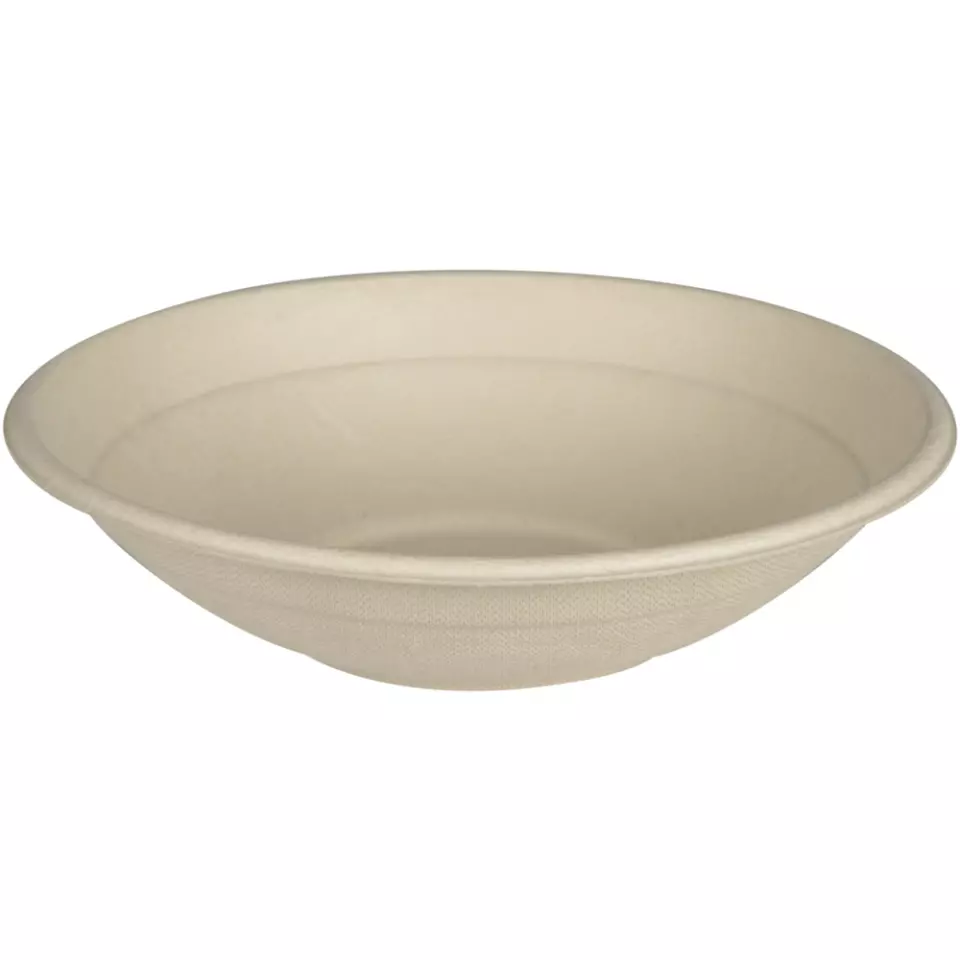 Abena 1999901914, Round Bagasse Bowl 700ml, image 1, gallery thumbnail