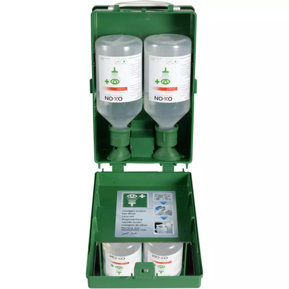 OX-ON 91197, Eyewash Station with 2 x 500 ml Bottles, image 1, gallery thumbnail