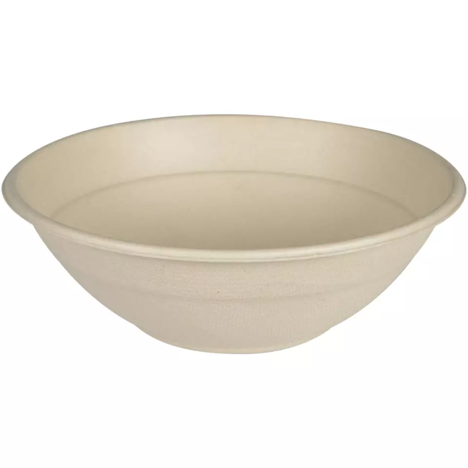 Abena 1999901915, Round Bagasse Bowl 1000ml, image 1, gallery thumbnail