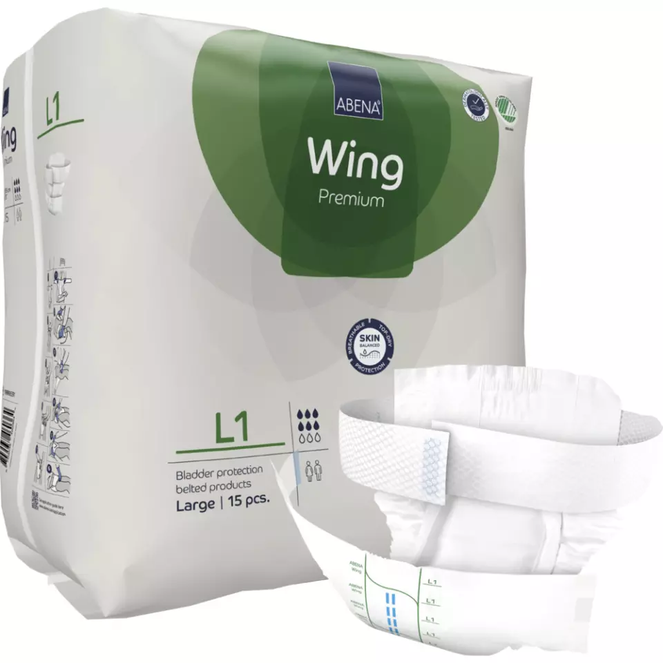 Abena 1999905391, Wing L1, Premium 90-135 cm, image 1, gallery thumbnail