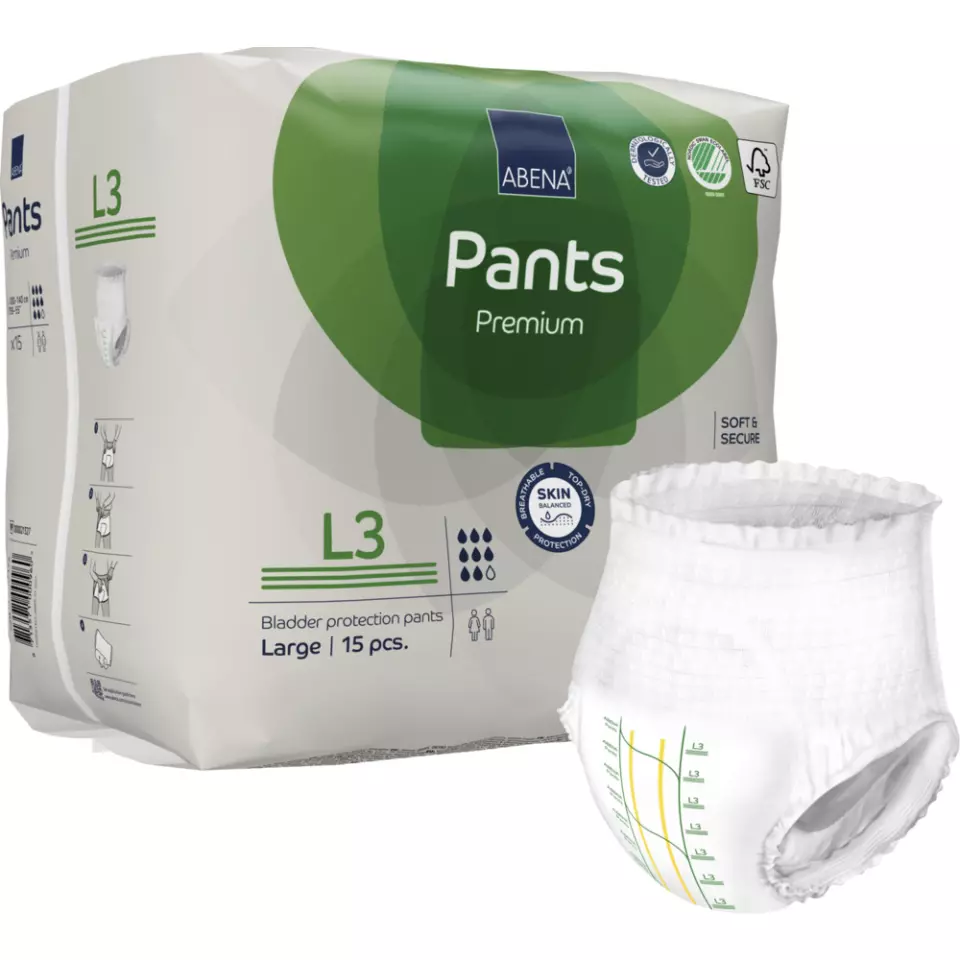 Abena 1000021327, Pants L3, Premium 100-140 cm, image 1, gallery thumbnail