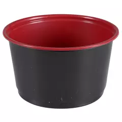 Abena 1000002979, Towerpac Round Black/Red PP 500ml