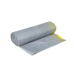 Abena 144010, Papperskorgspåse snöre 20 l LDPE grå