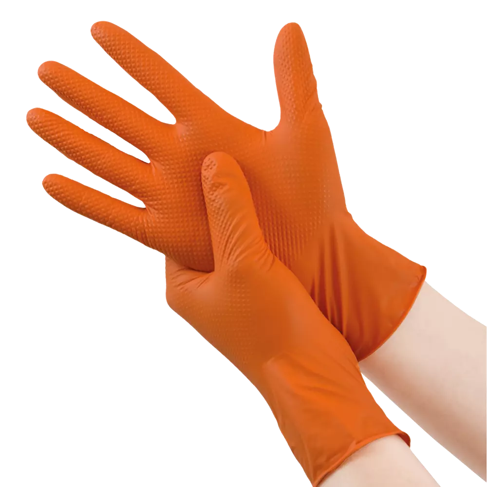 Amabilia Safe PGL10507, Nitril-Diamond-handske orange, image 2