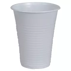 Abena 13407801, Drinking Cup 18/20cl PP White