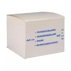Abena H30320, Ihonpuhdistuslappu 4x5cm Irrallinen Rasiassa