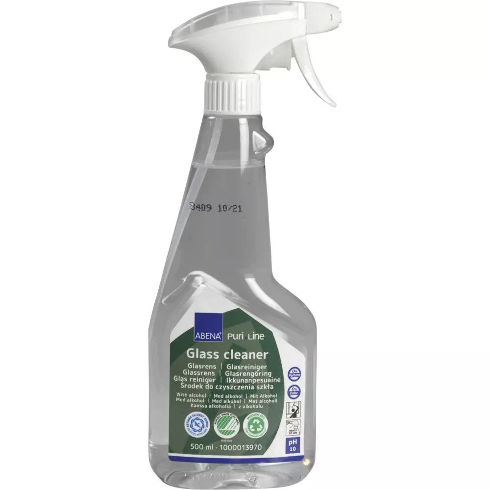Abena 1000013970, PURI-LINE Glass Cleaner 500ml Ready-to-Use Unscented, image 1
