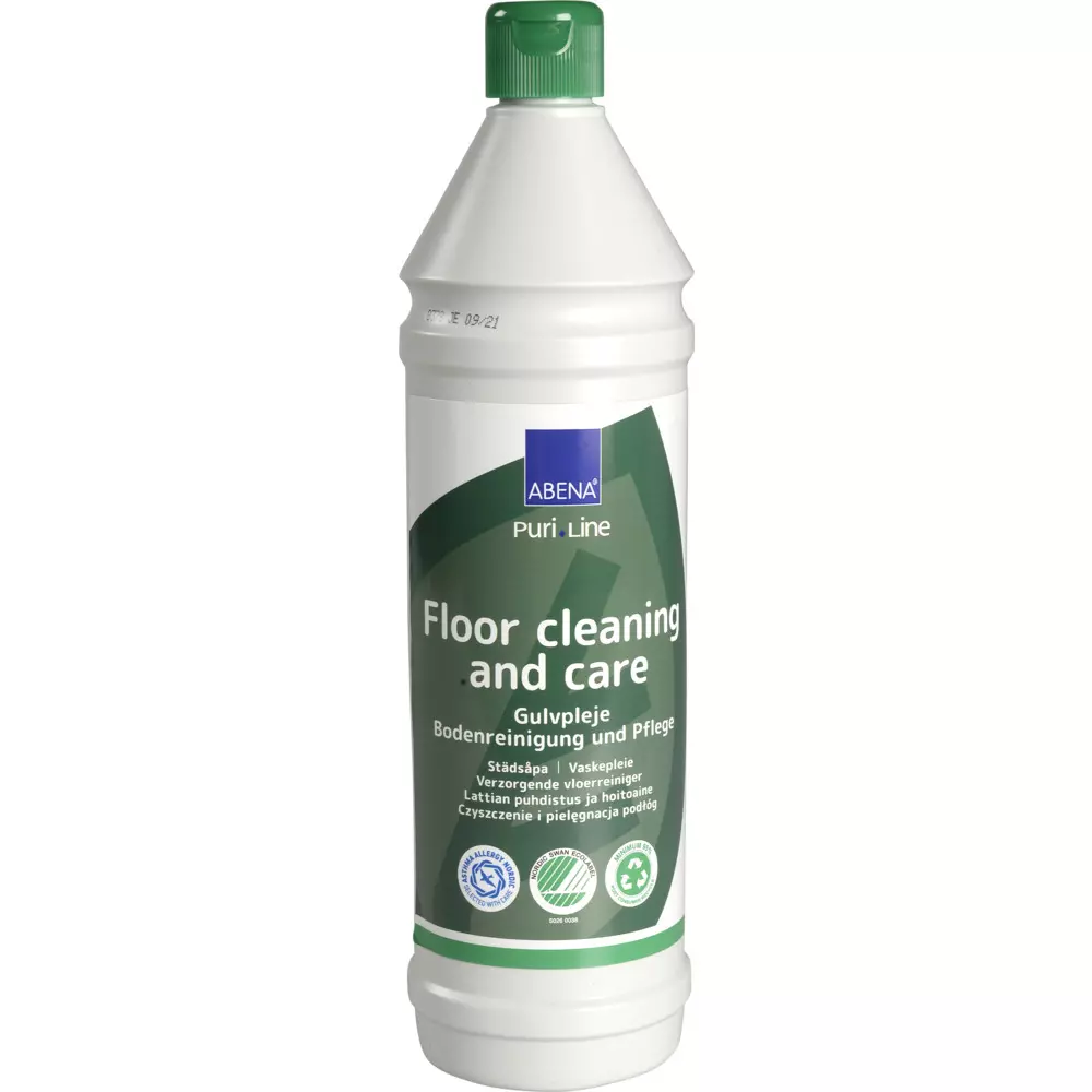 Abena 165517, PURI-LINE Floor Care Solution 1L Fragrance-Free and Wax-Free, image 1