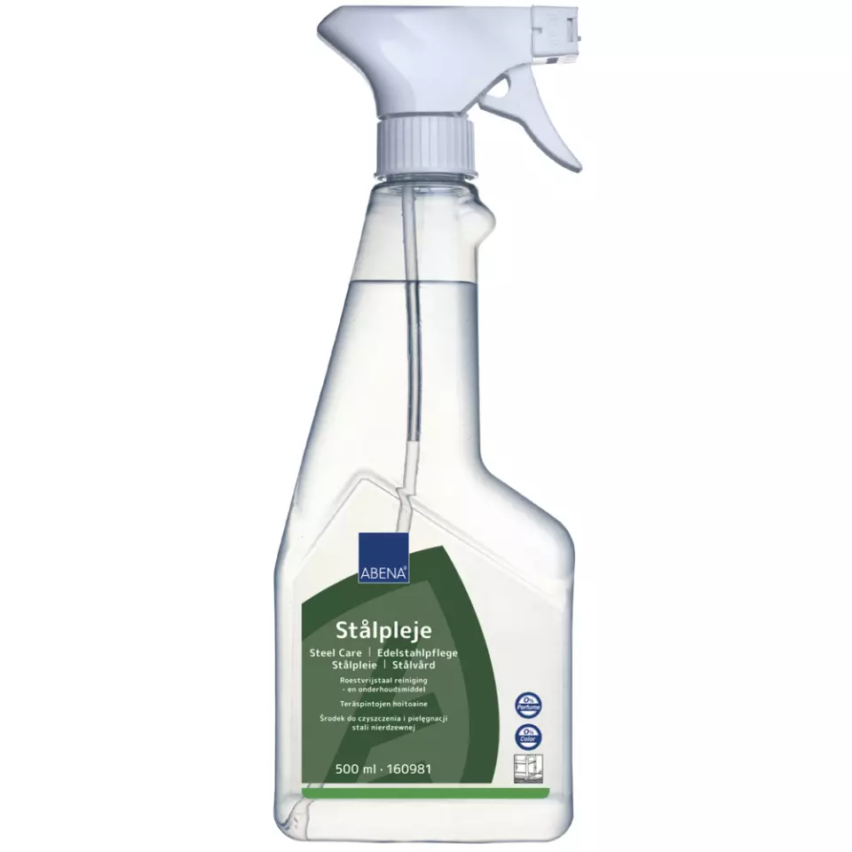 Abena 160981, Steel Care Agent 500ml Ready-To-Use Unscented, image 1, gallery thumbnail