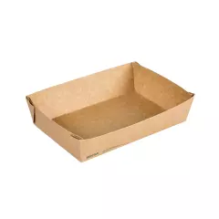 Duni 202875, Viking Brick Box, Brown, Cardboard/PLA, 200 x 140 x 45mm, 1 100ml
