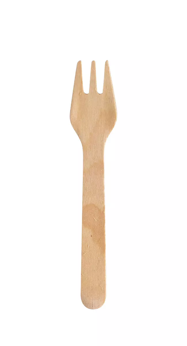 Duni 194775, Waxed Wood Silva Mini Fork 90mm, Brown, Wood, image 1, gallery thumbnail