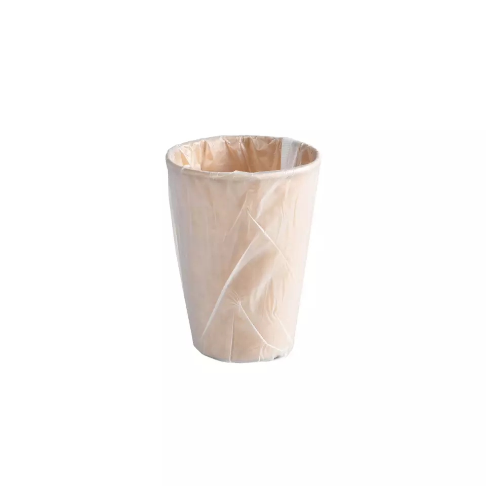 Duni 208863, Individually Wrapped Cup, Brown, Cardboard/Water Dispersion, 21cl, image 1, gallery thumbnail