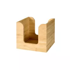 Duni 192749, Bambu Napkin Holder, 11 x 11cm, h 100mm, Natural