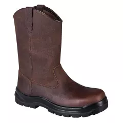 Portwest FC16BRR, Composite Leather Rigger Boot S3S HRO FO SR, Brown