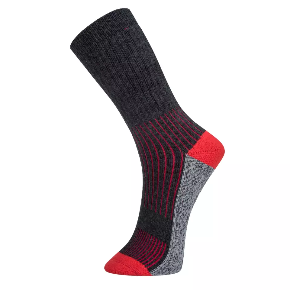 Portwest SK12BKR, Hiker Sock, Black, image 1, gallery thumbnail