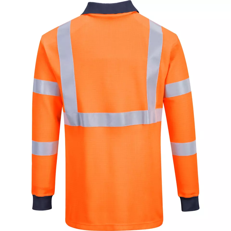 Portwest FR76ORR, FR Modaflame HVO Polotröja, orange, image 2, gallery thumbnail