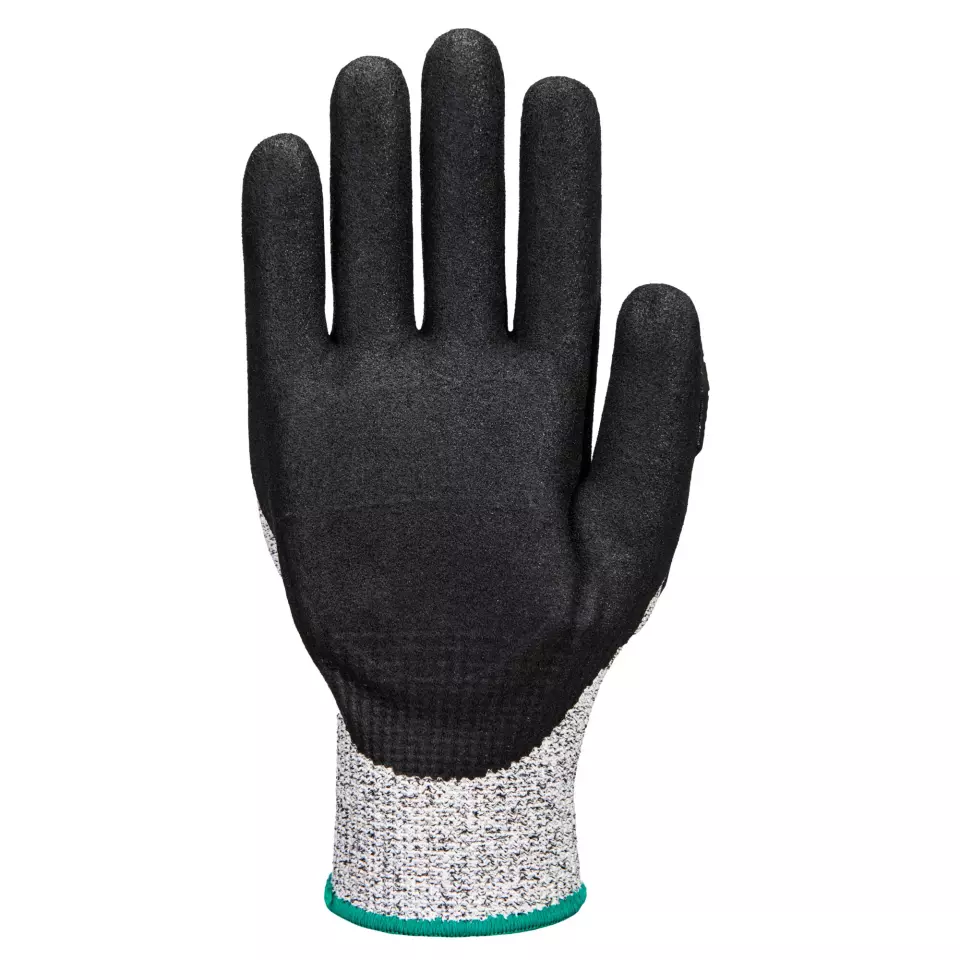 Portwest A723G8R, TPV Impact Cut Glove, Grey/Black, image 2, gallery thumbnail