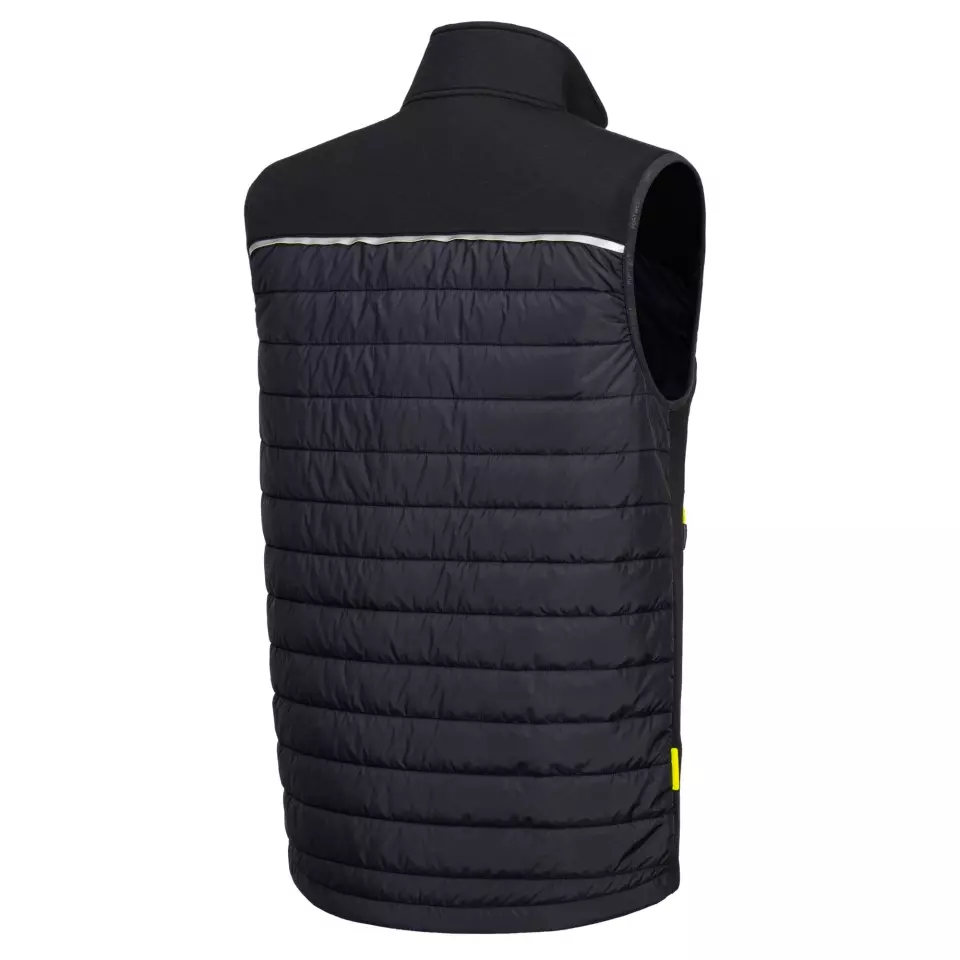 Portwest DX470BKR, DX4 Hybrid Baffle Gilet, Black, image 2, gallery thumbnail