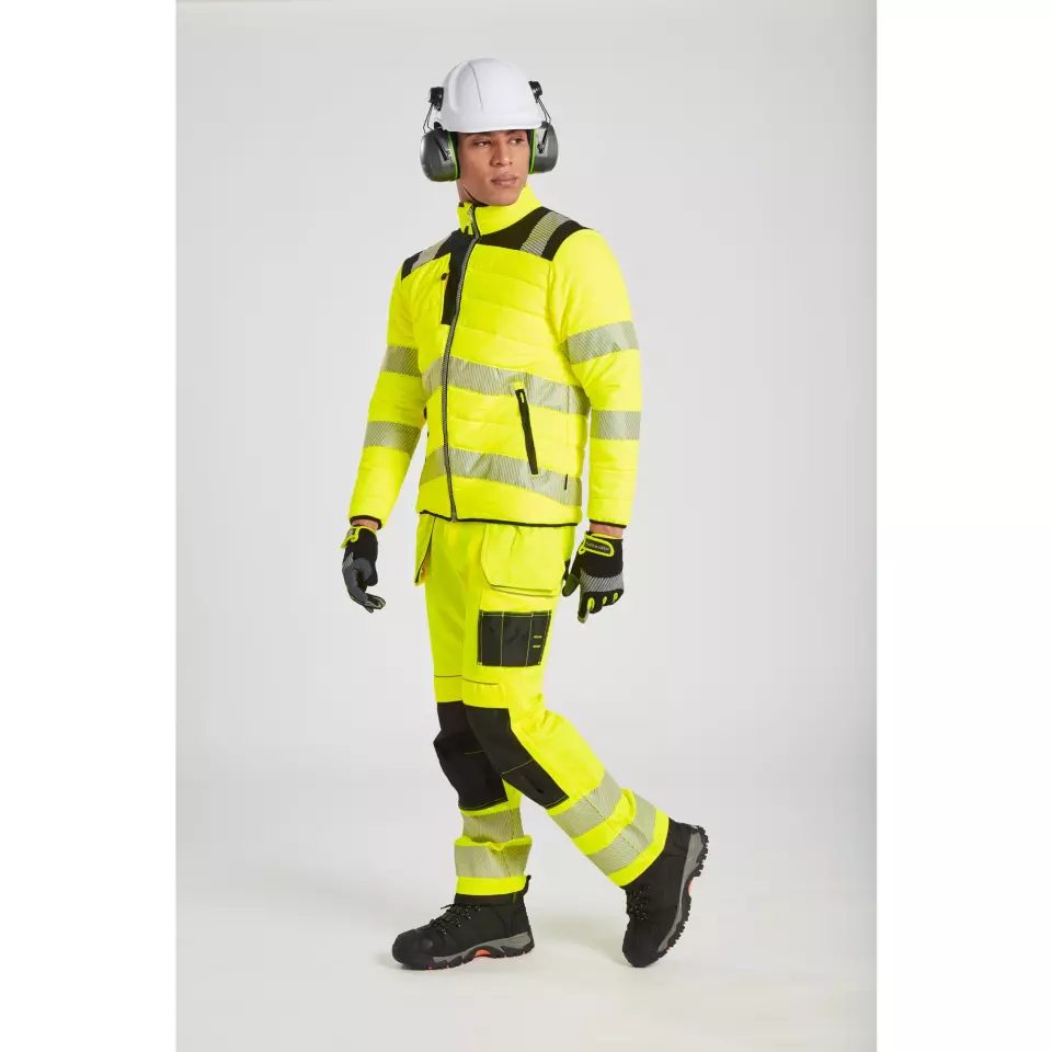 Portwest PW371YBR, PW3 Hi-Vis Steppjacke, Gelb/Schwarz, image 8, gallery thumbnail