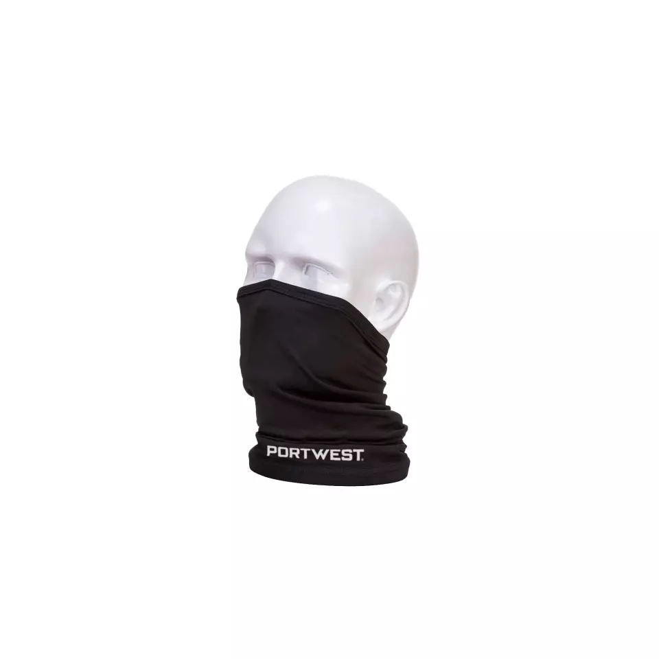 Portwest CS24BKR, Cooling Multiway Scarf, Black, image 1, gallery thumbnail