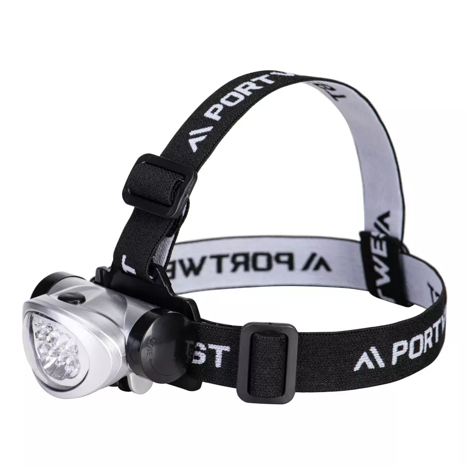 Portwest PA50SIR, LED Head Light, Silver, image 1, gallery thumbnail