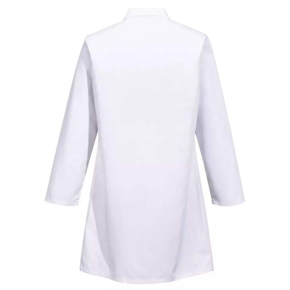 Portwest 2210WHR, Food Industry No Pocket Coat, White, image 2, gallery thumbnail