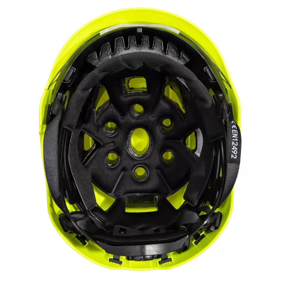 Portwest PS80YER, Integrated Visor Helmet, Yellow, image 2, gallery thumbnail