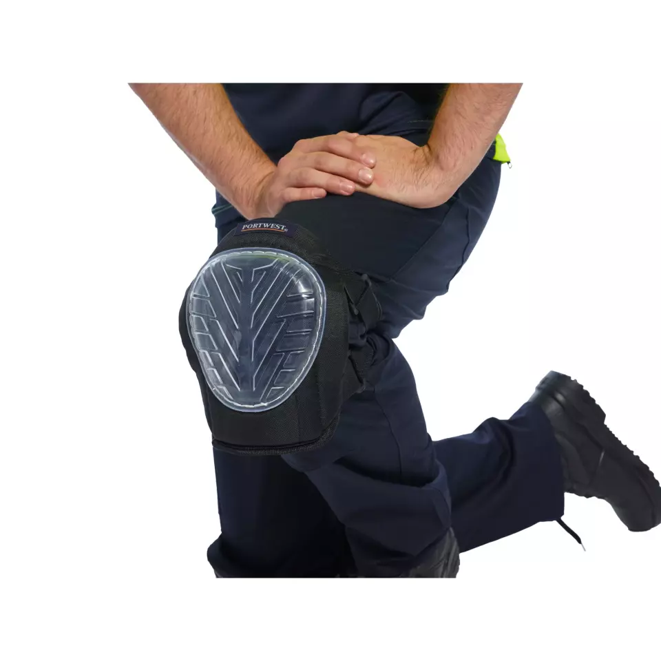 Portwest KP30BKR, Super Gel Knee Pad, Black, image 3, gallery thumbnail
