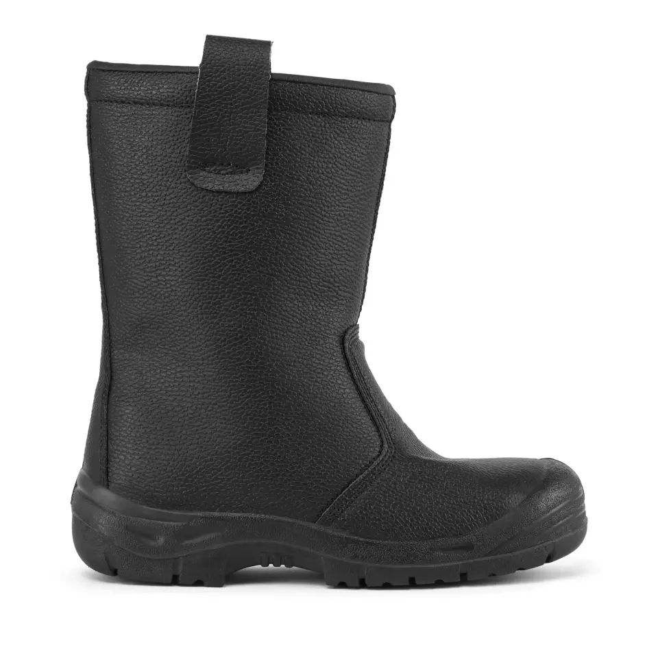 Portwest FW29BKR, Steel Leather Rigger Boot S3 SR, Black, image 1, gallery thumbnail