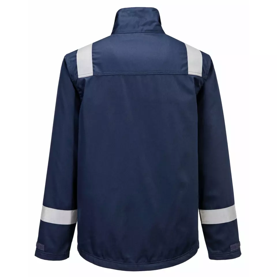 Portwest FR609NAR, Bizflame Work Chemical Resistant FR Jacket, Navy, image 8, gallery thumbnail