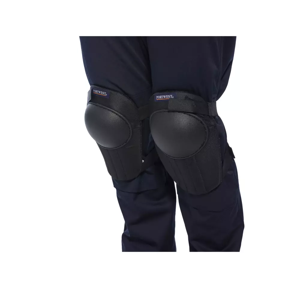 Portwest KP20BKR, Lightweight Knee Pad, Black, image 4, gallery thumbnail