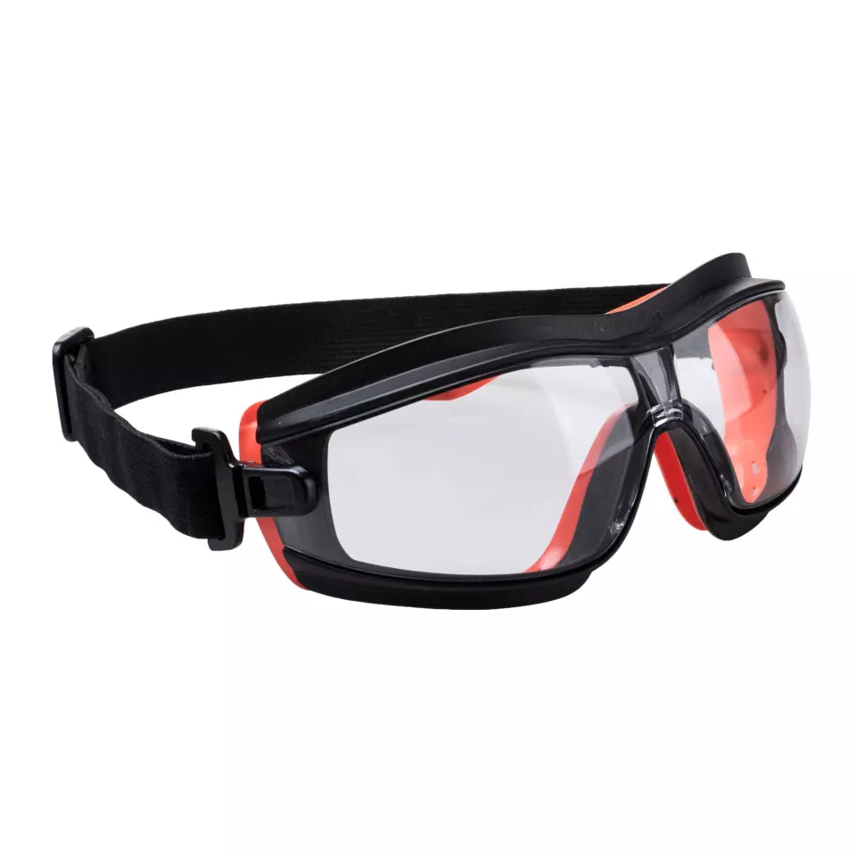 Portwest PW26CLR, Schmale Schutzbrille, Klar, image 1, gallery thumbnail