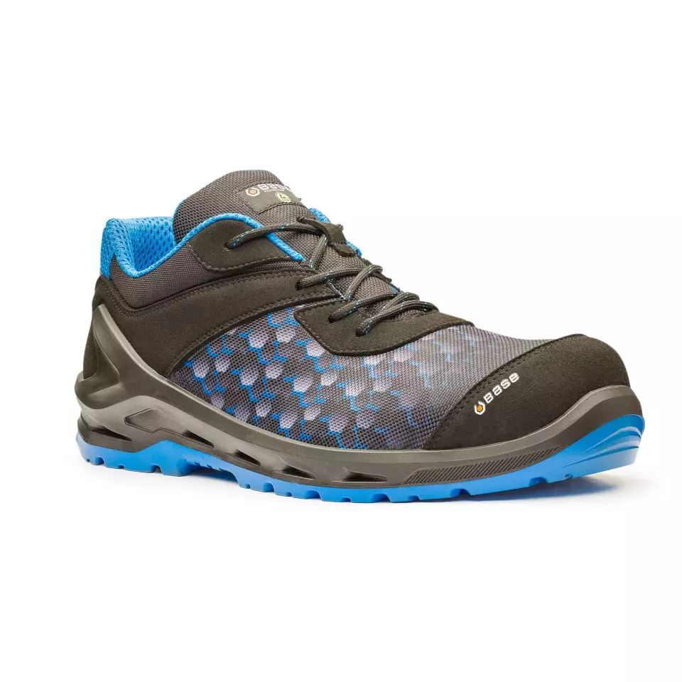Portwest B1208GCR, I-Robox Blue Shoe S3 ESD SRC, Grey/Cobalt, image 4, gallery thumbnail