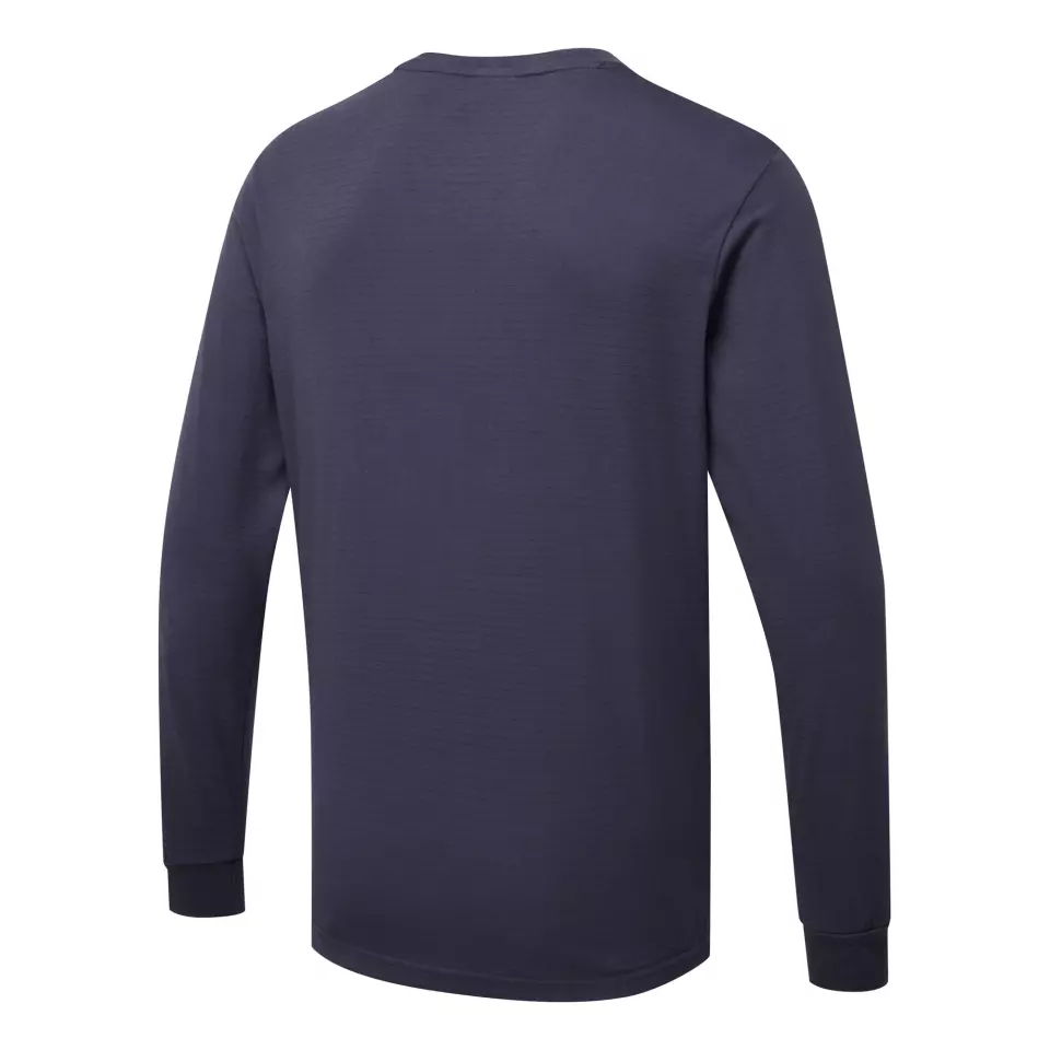 Portwest AS22NAR, Anti-Static ESD T-Shirt L/S, Navy, image 3, gallery thumbnail