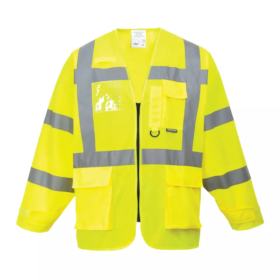 Portwest S475YER, Hi-Vis Executive Jacket, Yellow, image 1, gallery thumbnail