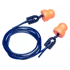 Portwest EP12ORR, Easy Fit PU Ear Plugs Corded, Orange