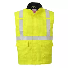 Portwest S776YER, Bizflame Rain huomioliivi, antistaattinen, palosuojattu, keltainen