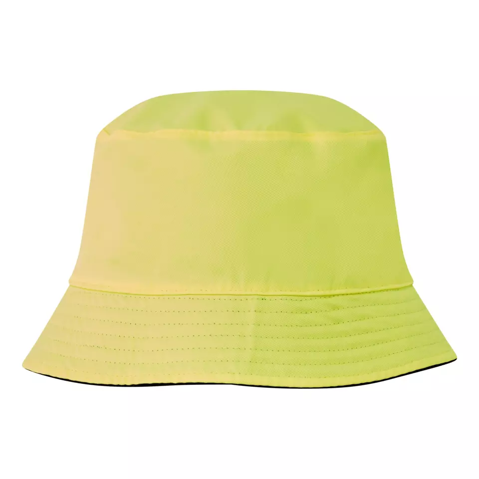 Portwest HA23BKY, Reversible Bucket Hat, Black/Yellow, image 3, gallery thumbnail