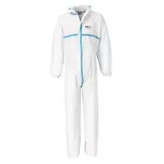 Portwest ST60WHR, BizTex Microporous Coverall Type 4/5/6, White