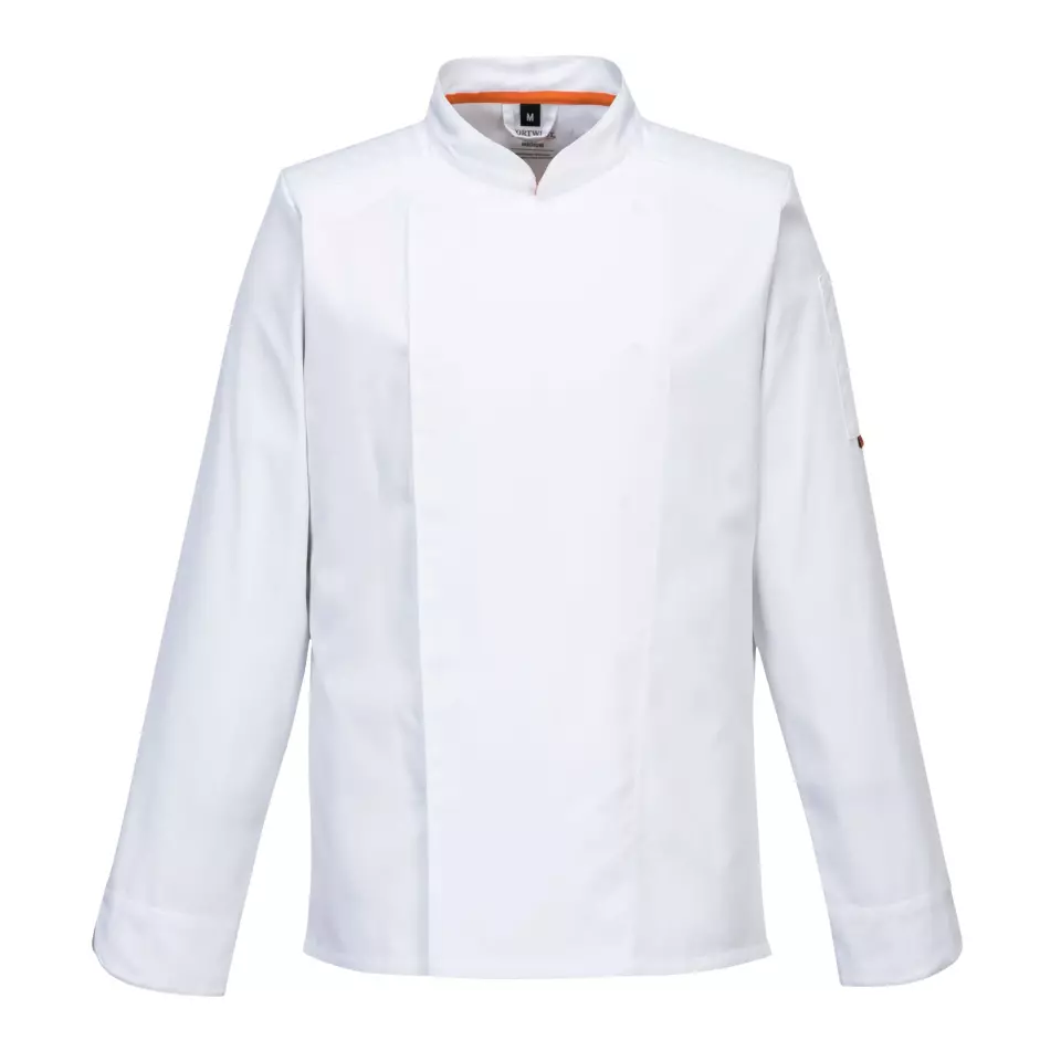 Portwest C838WHR, Chef's MeshAir Pro Jacket L/S, White, image 1, gallery thumbnail