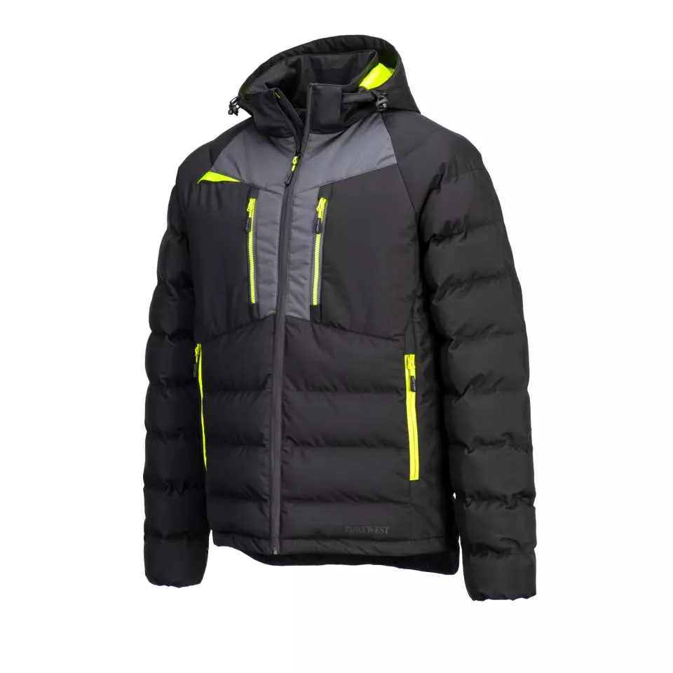 Portwest DX468BKR, DX4 Wattierte Jacke, Schwarz, image 3, gallery thumbnail