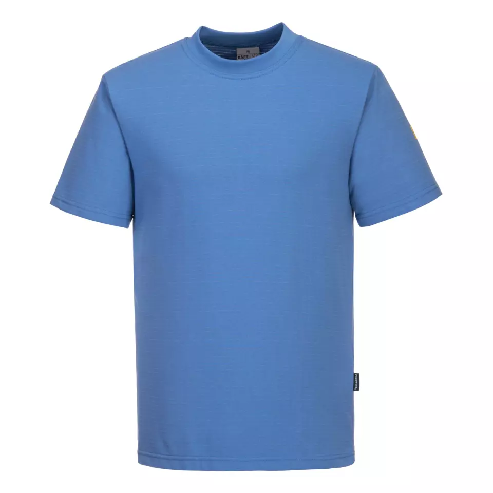 Portwest AS20HBR, Antistaattinen ESD lyhythihainen T-paita, Hamilton Blue, image 1, gallery thumbnail