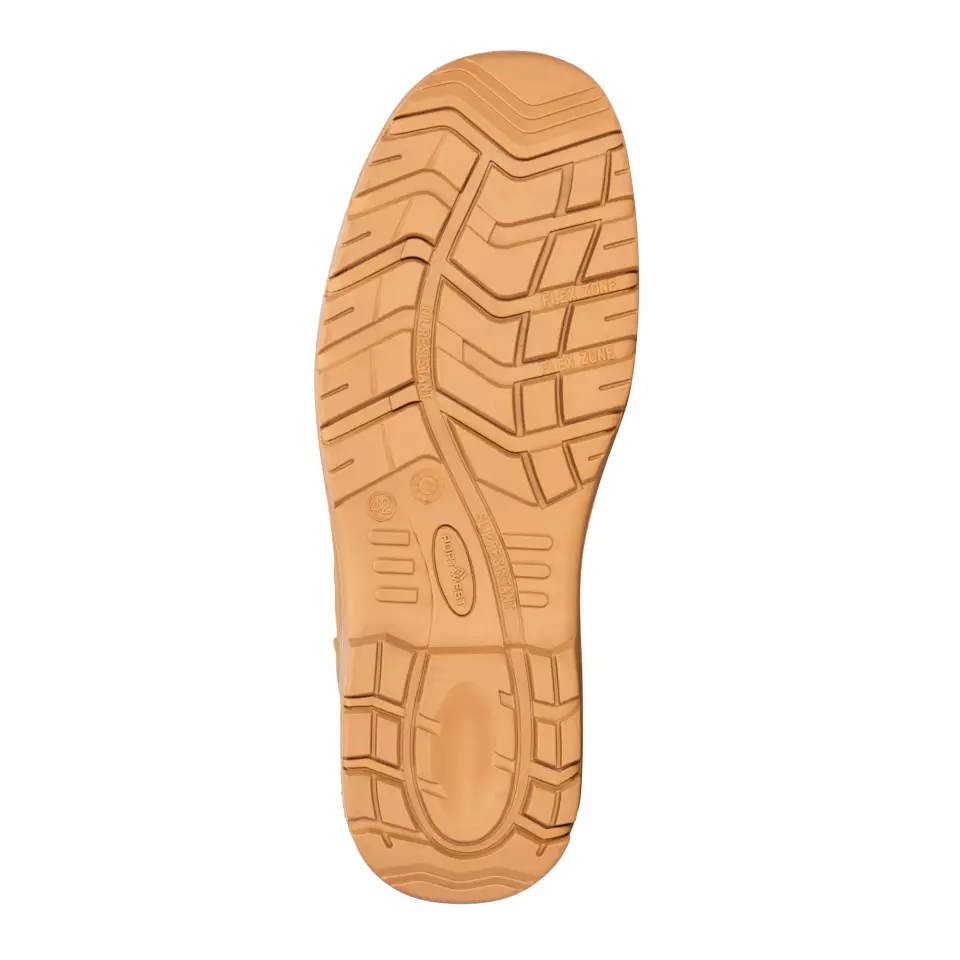 Portwest FD04WHE, Composite Nubuck Leather Mid Boot S3S HRO SR FO SC LG, Wheat, image 5, gallery thumbnail