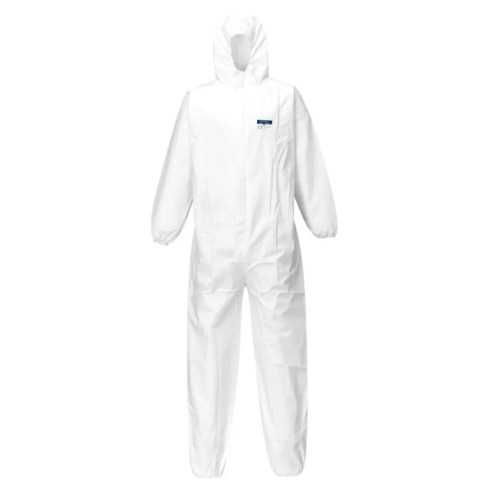 Portwest ST50WHR, BizTex Microcool Coverall Type 5/6, White, image 2, gallery thumbnail