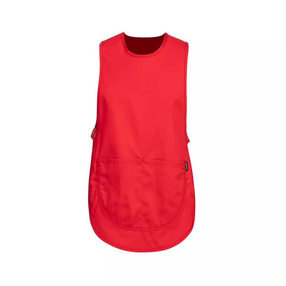 Portwest S843RER, Tabard Apron with Pocket, Red, image 1, gallery thumbnail