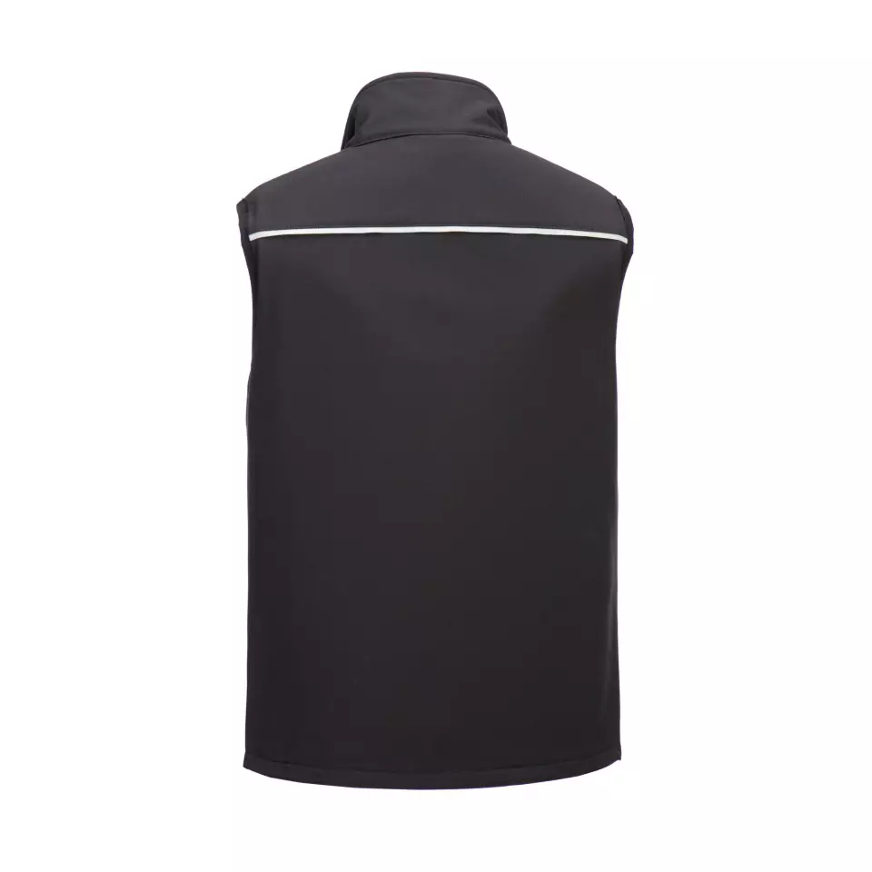 Portwest DX476BKR, DX4 Softshell Bodywarmer (3L), Black, image 2, gallery thumbnail